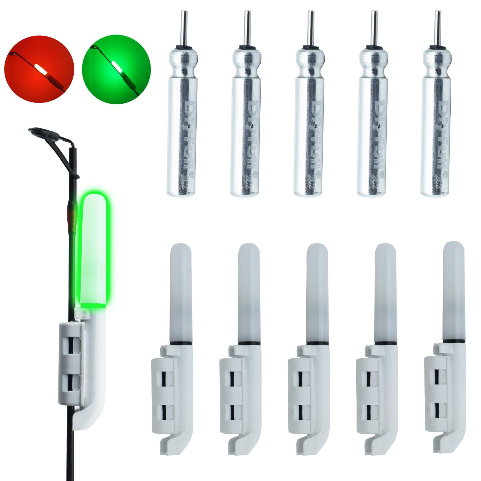 Reusable Fishing Pole Light Led for Rod Tips Glow in the Dark