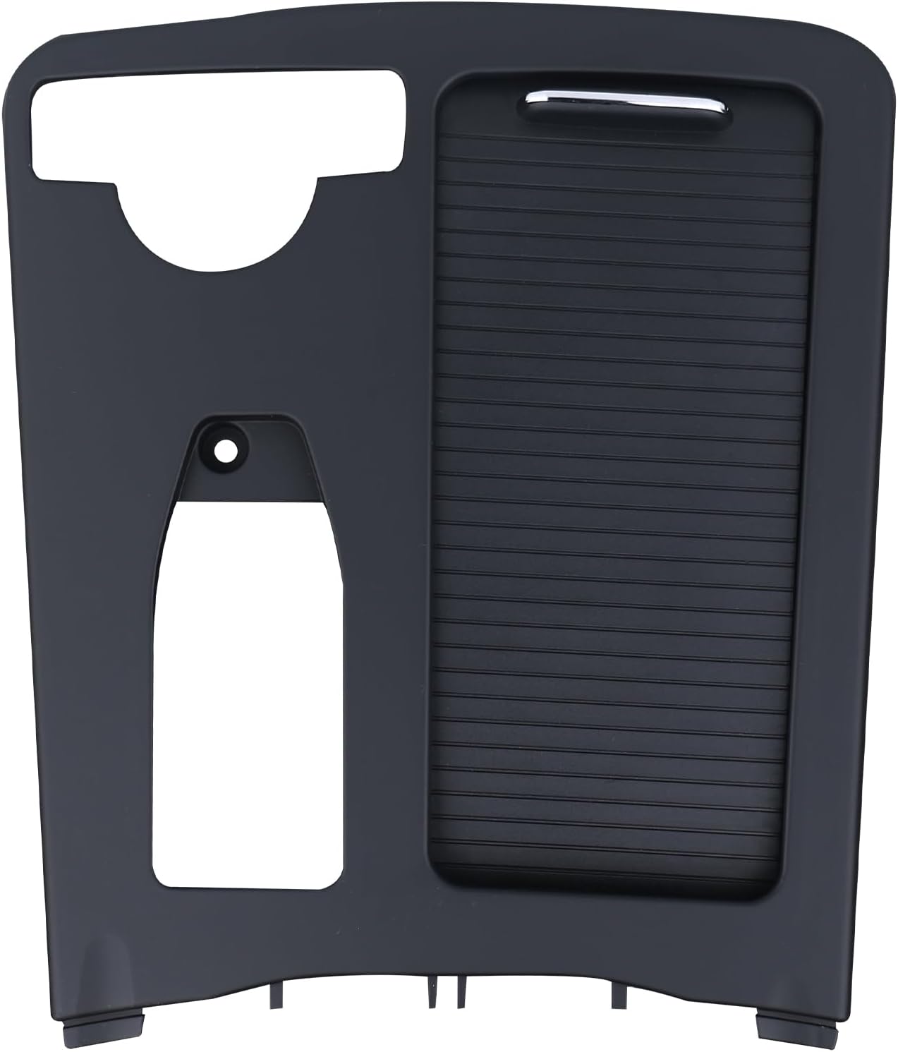 Center Console Roller Blind Cover Cup Holder Trim Cover Black Compatible with 2008-2014 Mercedes-Benz W204 W212 Replaces 2046800107