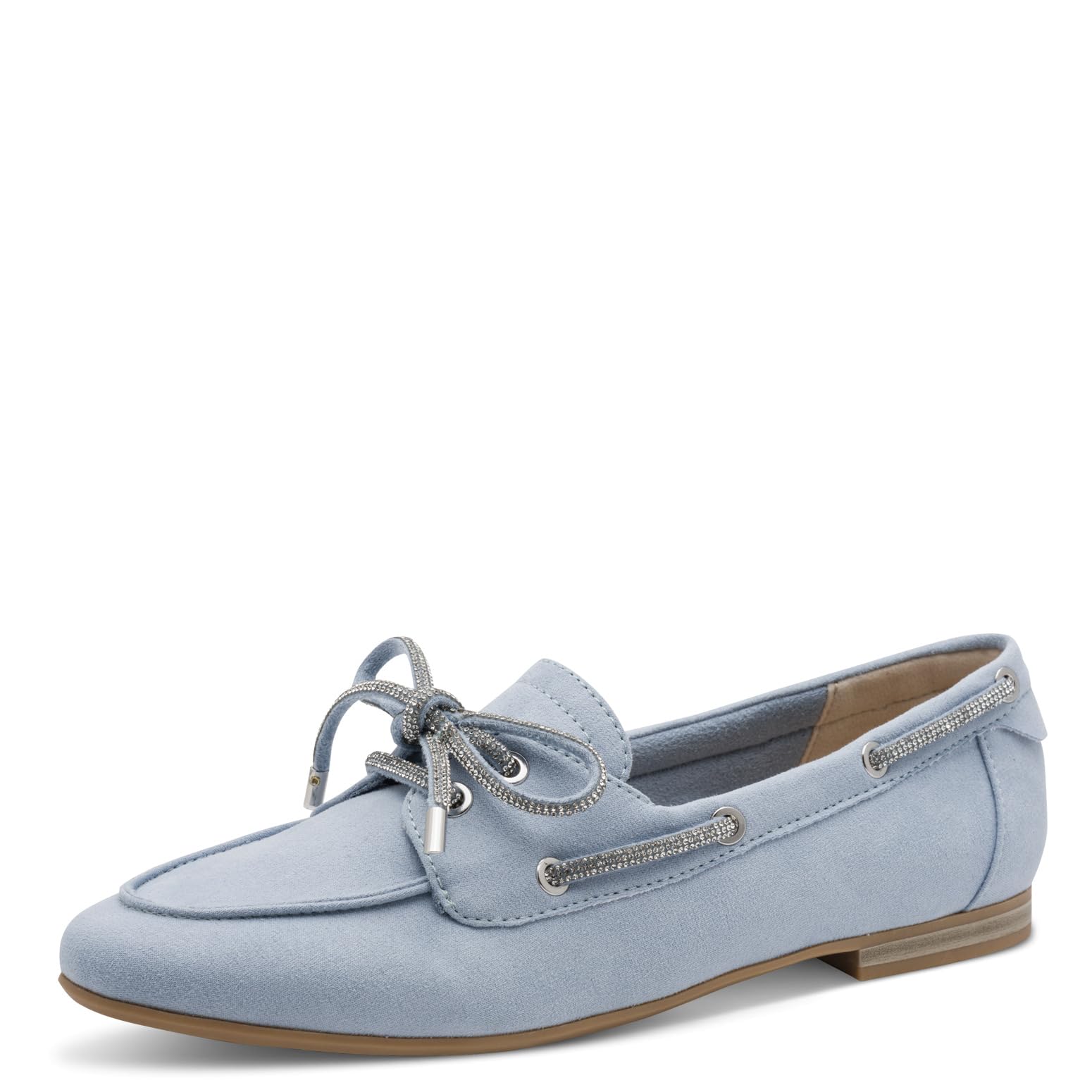 MARCO TOZZI Women's Oxford Soft Feel Me Footbed Soft Lining Modern, Blue (LT.Blue), 4 UK
