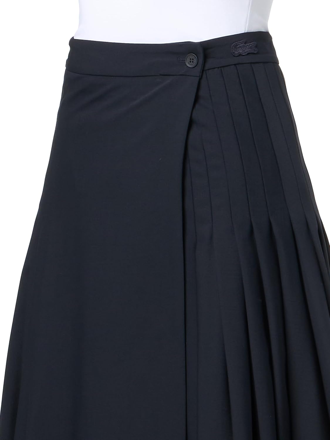 Lacoste Women's Midi Skirt W/Pleats on The Sides