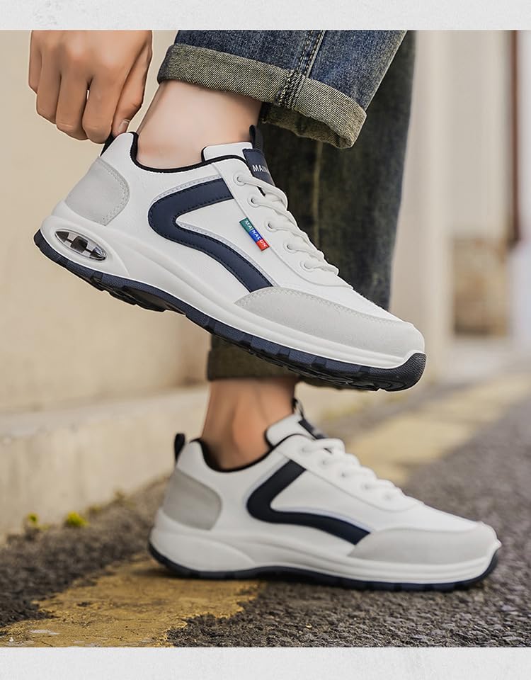 Men's Slip On Sneakers Comfortable Tennis Shoes Gym Non-Slip Running Workout Training Fashion Sneakers 5