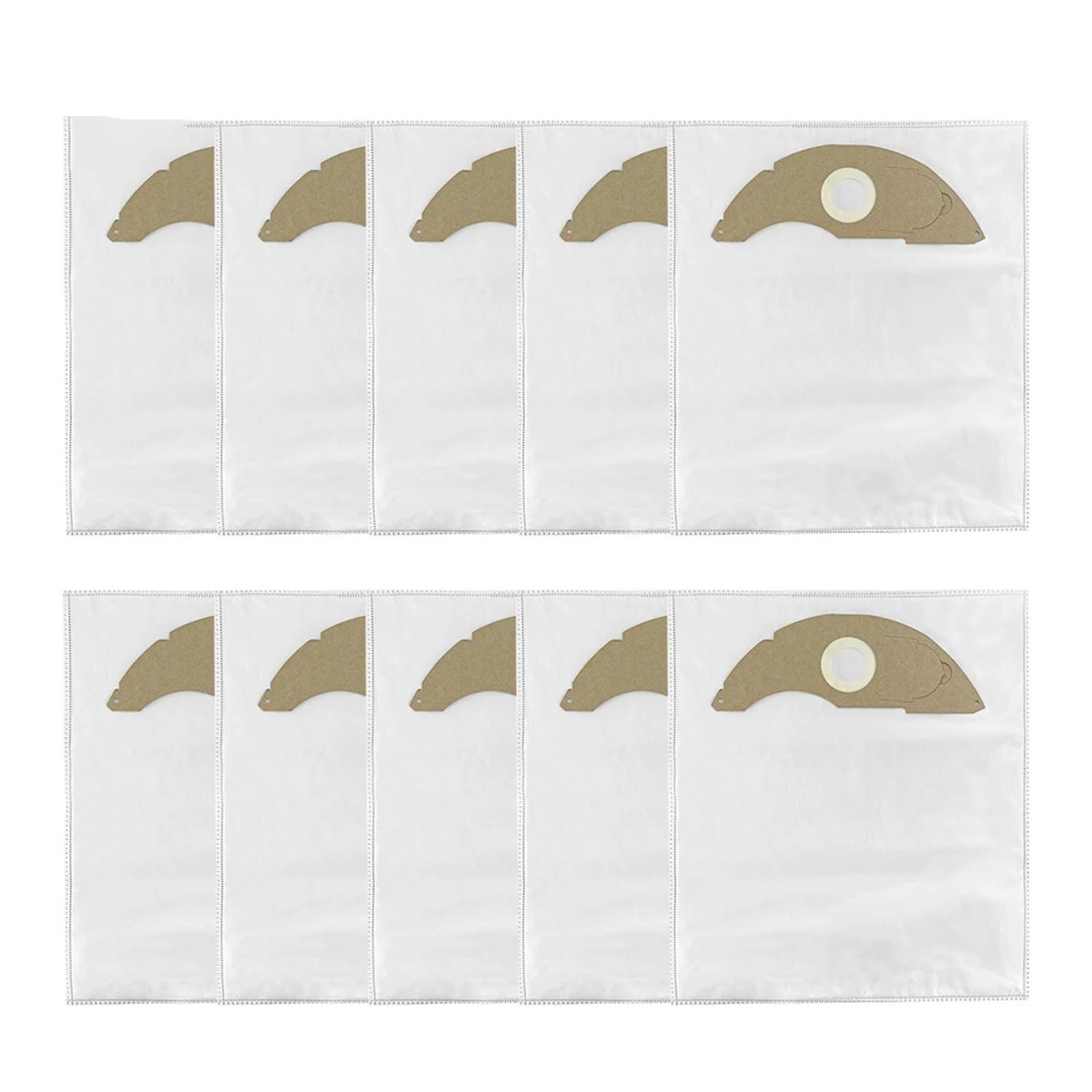 10/4 Uds bolsas de polvo sistema de filtro de 4 capas filtración eficiente bolsas de aspiradora de gran capacidad, compatibles con Karcher, aspiradora NT 22/1