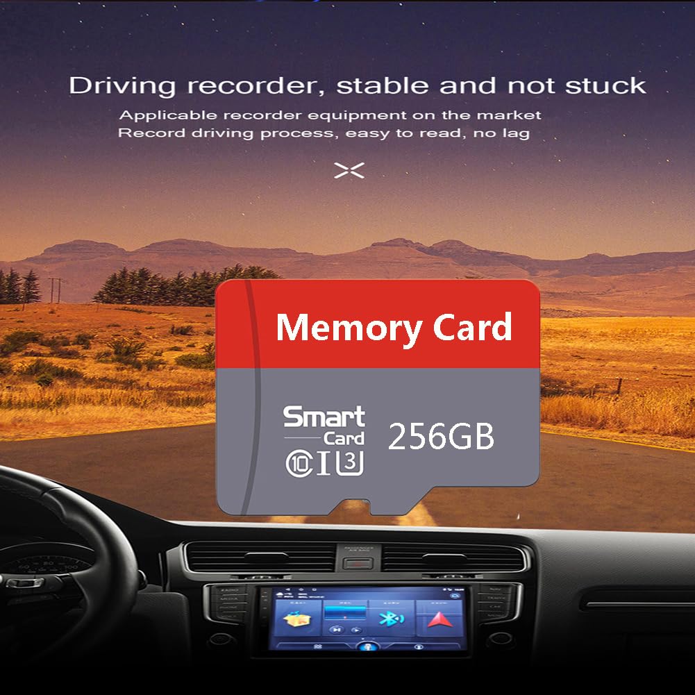 Tarjeta de memoria Mini TF de 256 GB, tarjeta inteligente de ultra alta velocidad para teléfonos Android, cámara de acción, tabletas, almacenamiento ampliado