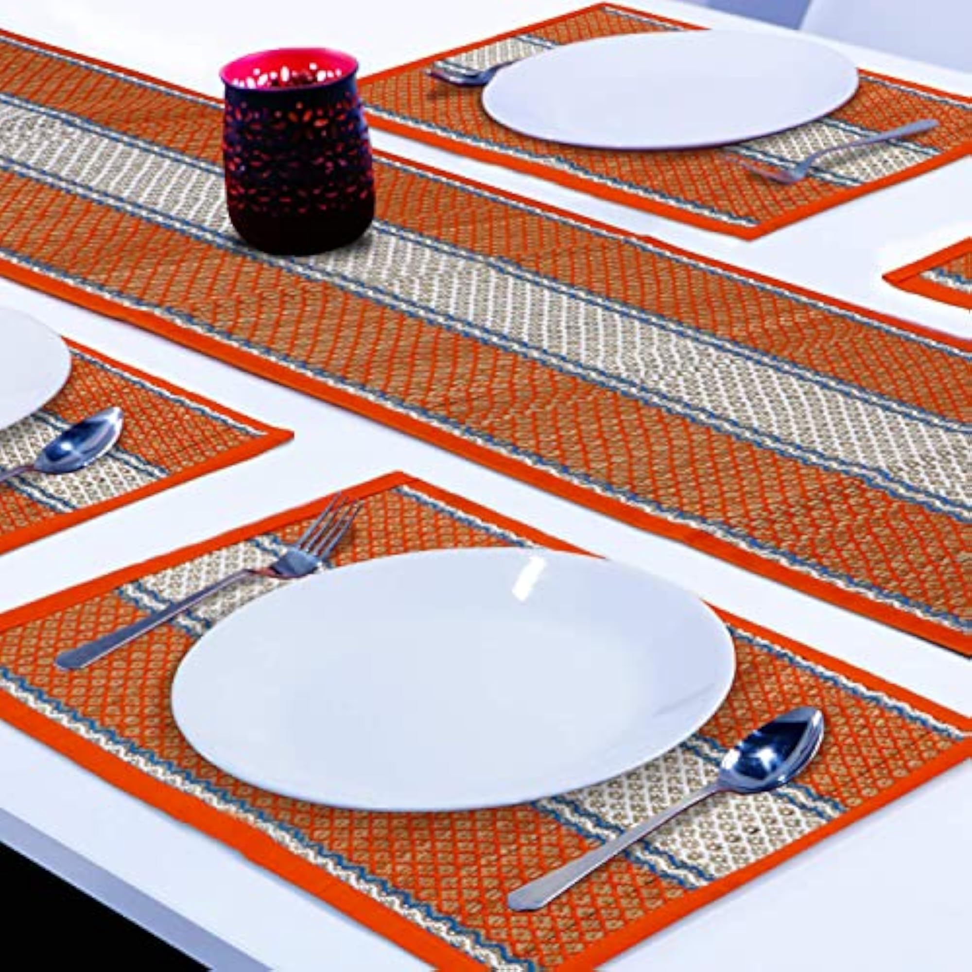 Handwoven River Grass Dining Table Place Mats