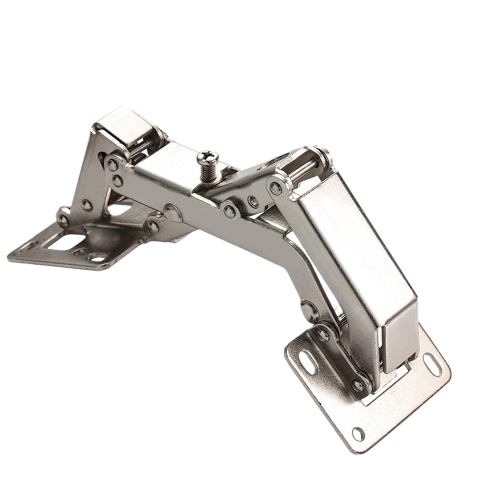 Kdhcvkz Silver 1Pcs 170 Degree Adjustable Cabinet Hinges With Screws