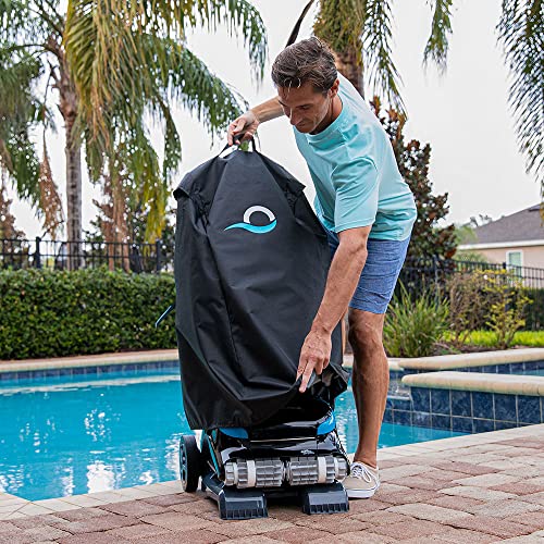 Dolphin Nautilus CC Supreme Wi-Fi Automatic Robotic Pool Vacuum Cleaner Includes Caddy and Classic Cover for Storage and Protection, Ideal for In-Ground Pools up to 50 FT