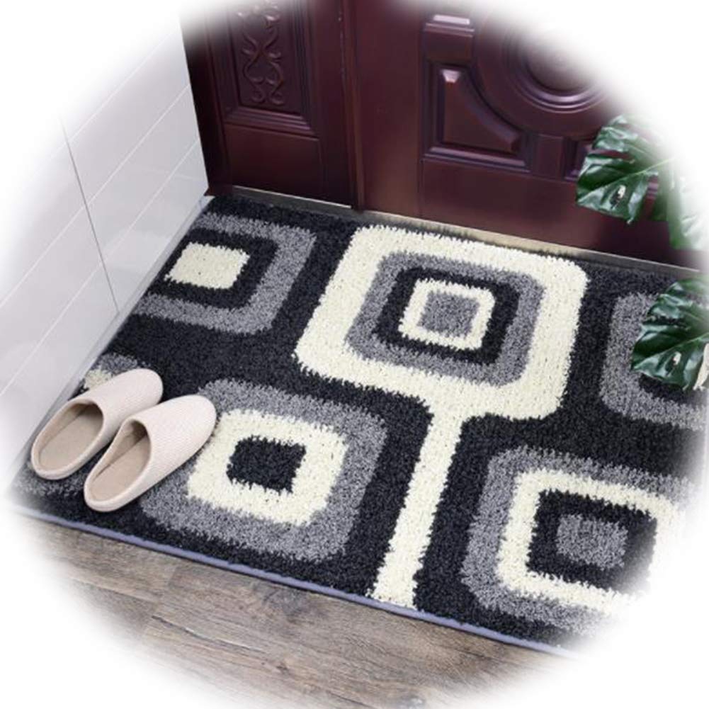 Kitchen Rug LXHONG Kitchen Carpet Runner Water Absorption Oil Absorption Non-Slip Blended Doormat Foot Pad, 5 Colors, 13 Sizes (Color : C, Size : 90x100cm)