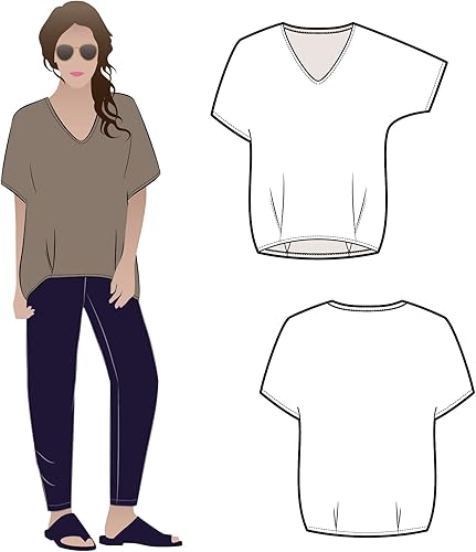 Miniatura 4 de Estilo Arcpatrón de costura para túnicas Daphne