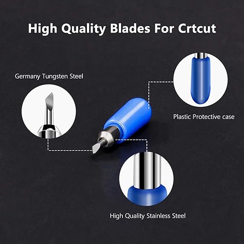Miniatura 4 de 15 cuchillas de corte de repuesto para cuchillas de corte Joy, cuchillas de punta fina que incluyen cuchillas estándar de 45, cuchillas de corte