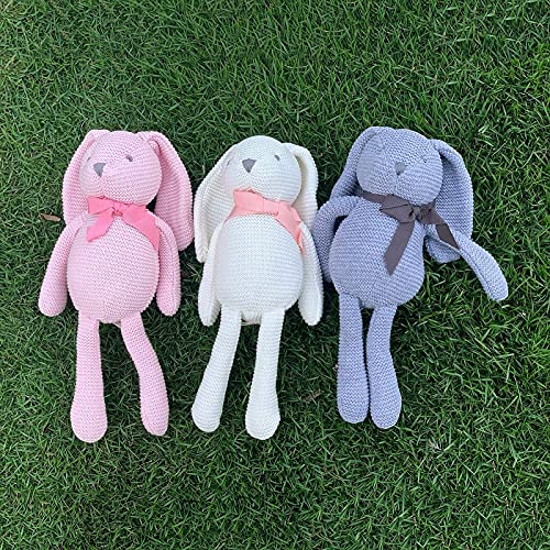 Fluffyfun Plush Baby Bunny Rabbit Stuffed Animal Toy (Grey) #TOP6