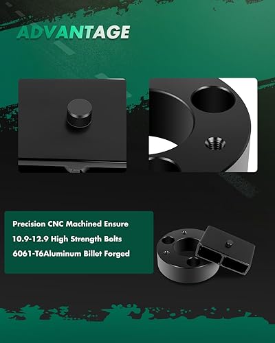 Miniatura 3 de SCITOO Kit de elevación de nivelación trasera delantera de 3 pulgadas para Nissan Frontier 2005-2023  Kit de elevación para Suzuki Equator 2009-2012