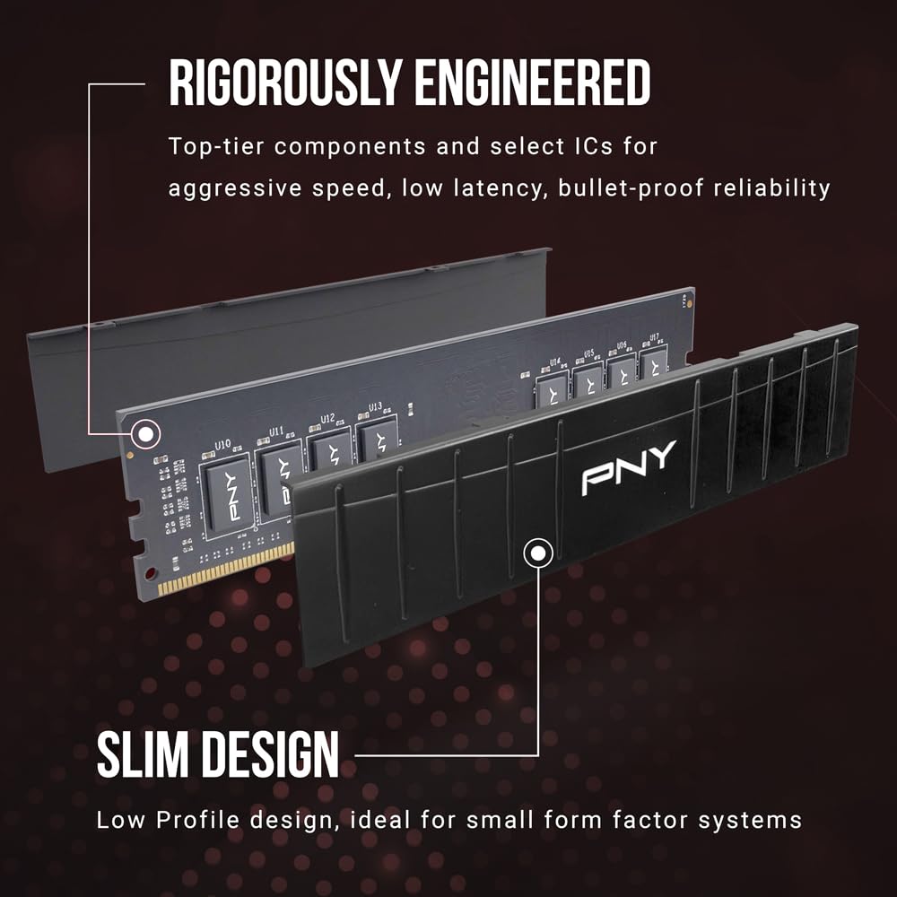 PNY XLR8 Gaming 16GB (2x8GB) DDR4 DRAM 3200MHz (PC4-25600) CL16