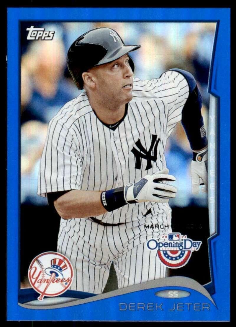 Derek Jeter Card 2014 Topps Opening Day blue #220 - Slabbed Baseball Cards
