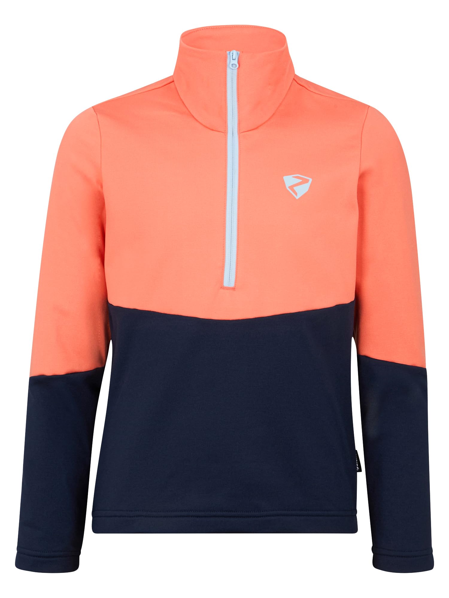 Ziener Unisex Kinder Jarps-z Skipullover, Midlayer, Funktions-Shirt | warm, elastisch, Recycled (1er Pack)