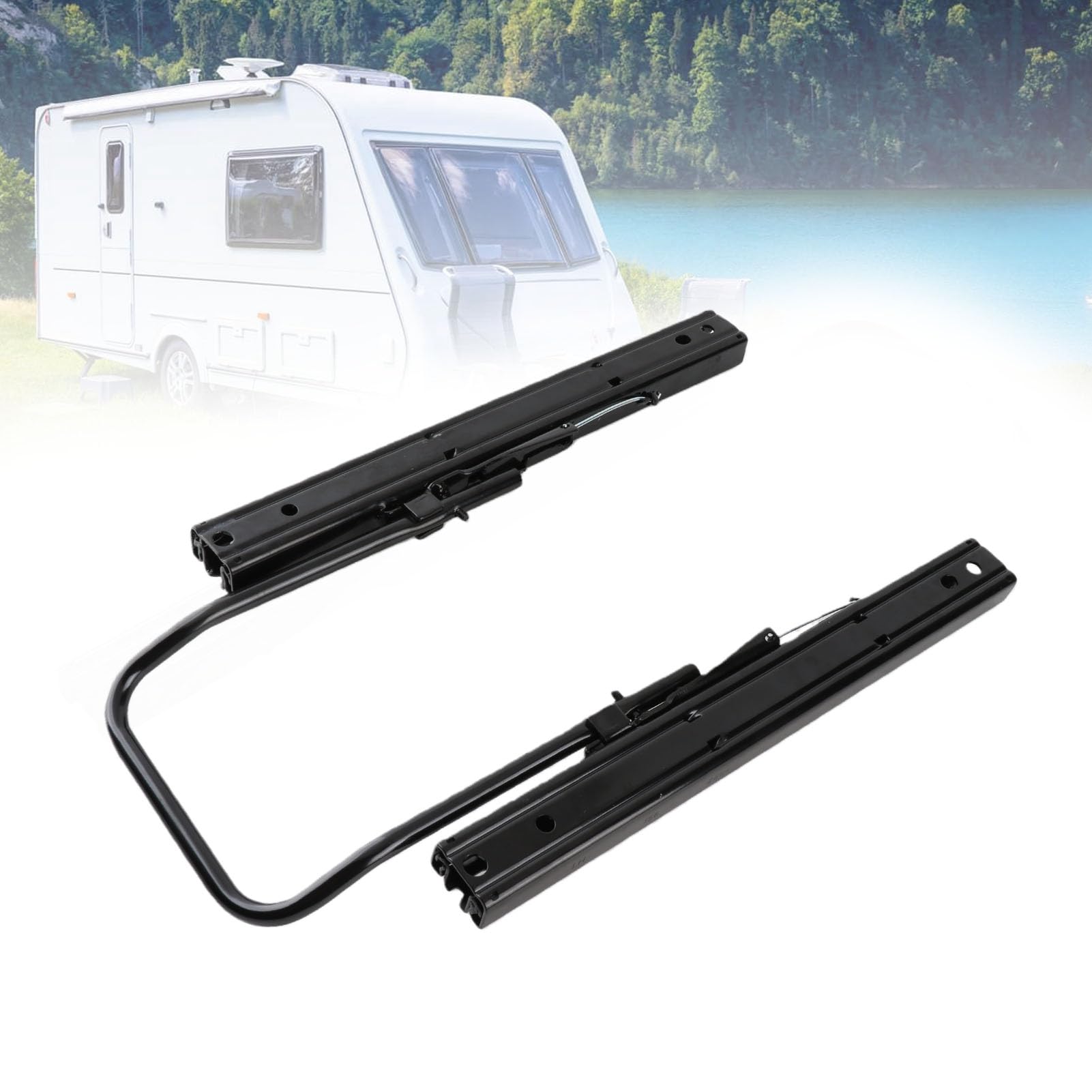 Seggiolino Auto Slider Tracks Sedile Slide Set Acciaio Doppio Bloccaggio Binari Staffe Kit Regolabile Sedile Slider Track per Barche Camion
