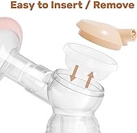 Vista 3 de NCVI Diafragma de repuesto compatible con 8100/8102/8122/8116/8128/8129, accesorios para extractor de leche, sin BPA, 1 unidad