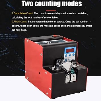 Automatic Screw Sorting Machine with Digital Display, 2 Counting Modes and Adjustable Speed, Large Capacity Sorter for Nuts, Bolts and Hardware