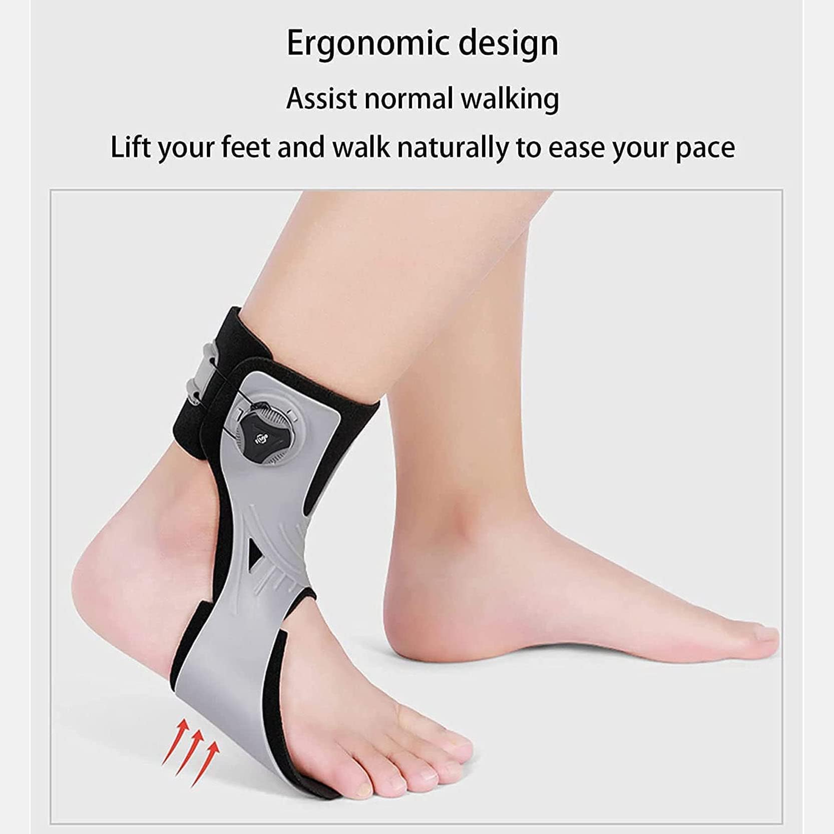 Tobillera ortopédica ajustable para hombres y mujeres, estabilizador para esguinces de ligamentos de tobillo, tendinitis de Aquiles, proporciona hinchazón y alivio del dolor