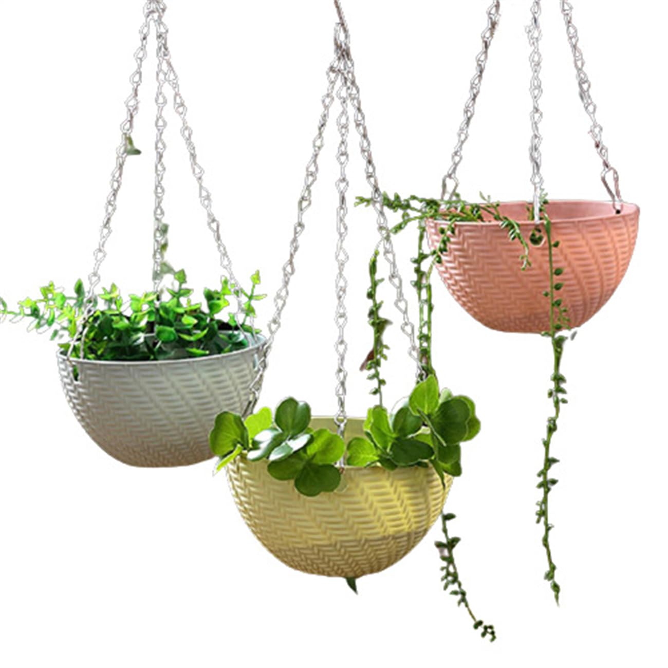 6 Stück Hängeketten 50 Cm Aus Eisen – Für Blumenampeln, Windspiele, Vogelfutterhaus & Deko