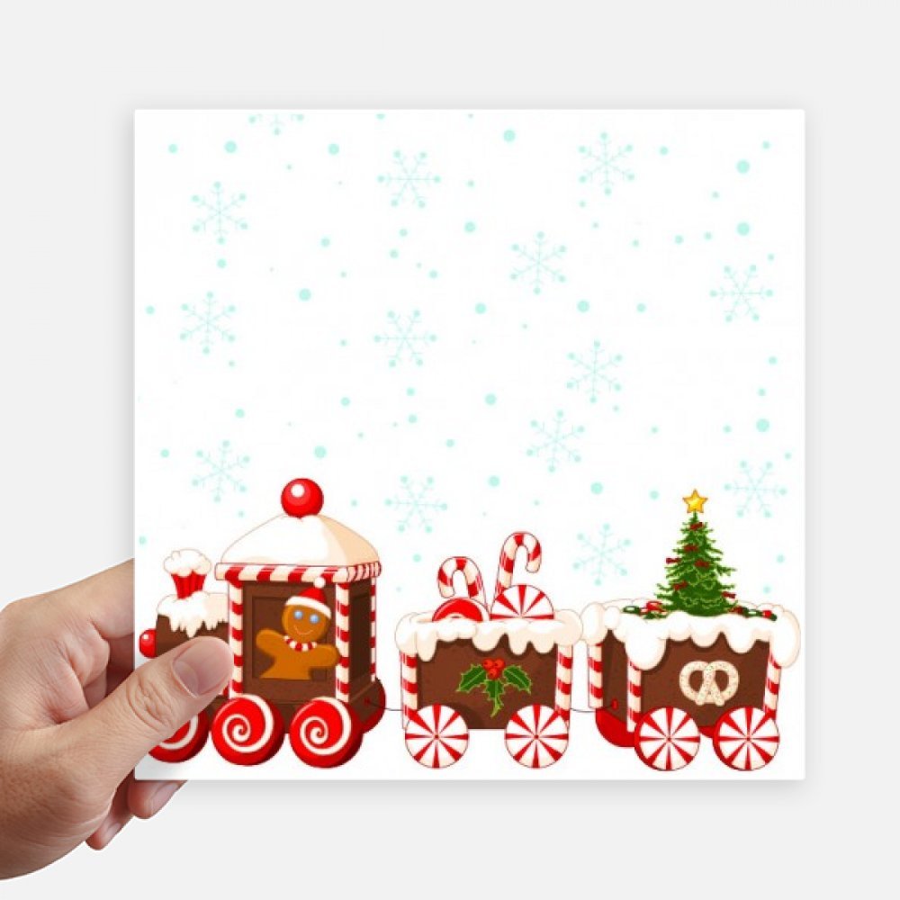 Decal Train de Noël DIYthinker pour masquer les rayures de valise et PC portable