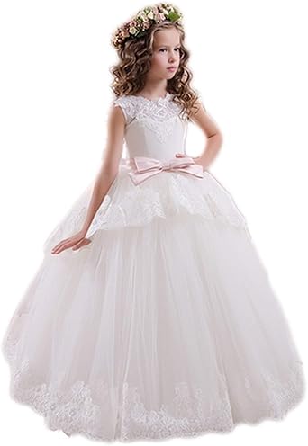 robe blanche princesse fille