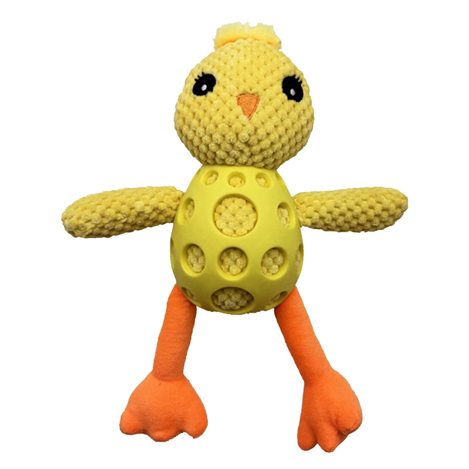 Jouet couineur pour chien contre l'ennui peluche poussin à mâcher