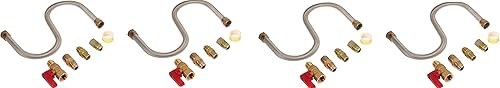 Mr. Heater F271239 Kit universal de conexión de electrodomésticos de gas y ventanilla única, pequeño (paquete de 4)
