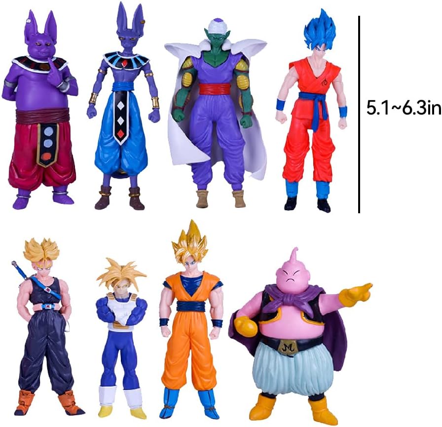 8-Piece Anime Action Figure Set, Mini Figures Set, Cake Toppers, Model Figurine. Perfect for Souvenirs ,Collectibles, Party Favors, for Adults - Image 6