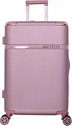 Mala de Viagem Versalhes Rígida 360° Santino M - ASDV501M Cor: Rosa Dourada