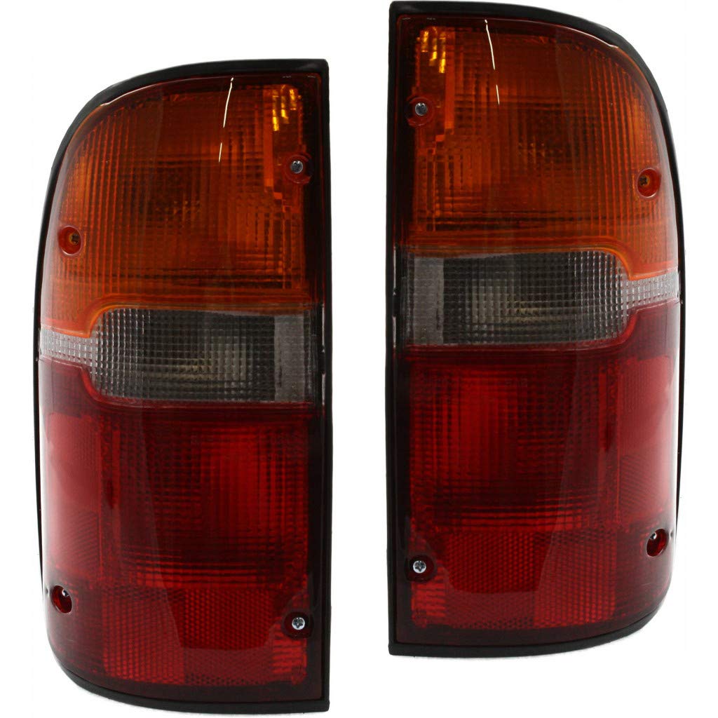 For 1995-2000 Toyota Tacoma Pair Rear Tail Lights Driver and Passenger Side TO2800116 TO2801116 | 81560-04030 81550-04030