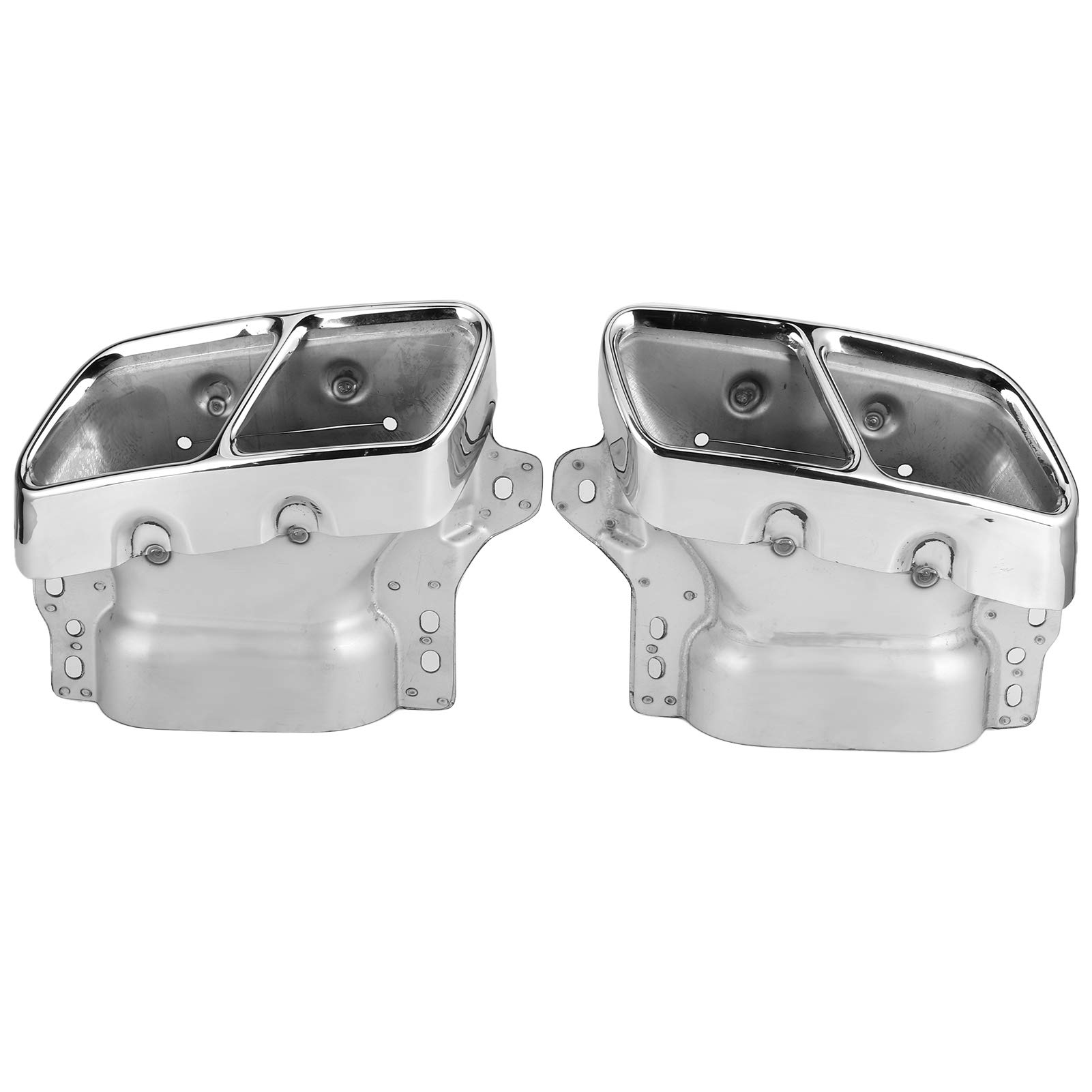 Accesorios de tubo de escape de acero inoxidable para automóviles tipo 2 accesorios de tubo de escape de cuatro piezas de acero inoxidable, adecuados para AMG w176 cla45 c117 2013-2018 (mecha)