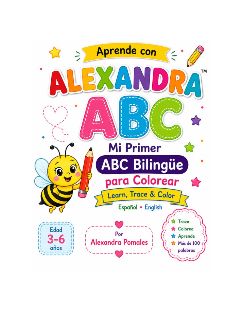 Mi Primer ABC Bilingüe para Colorear