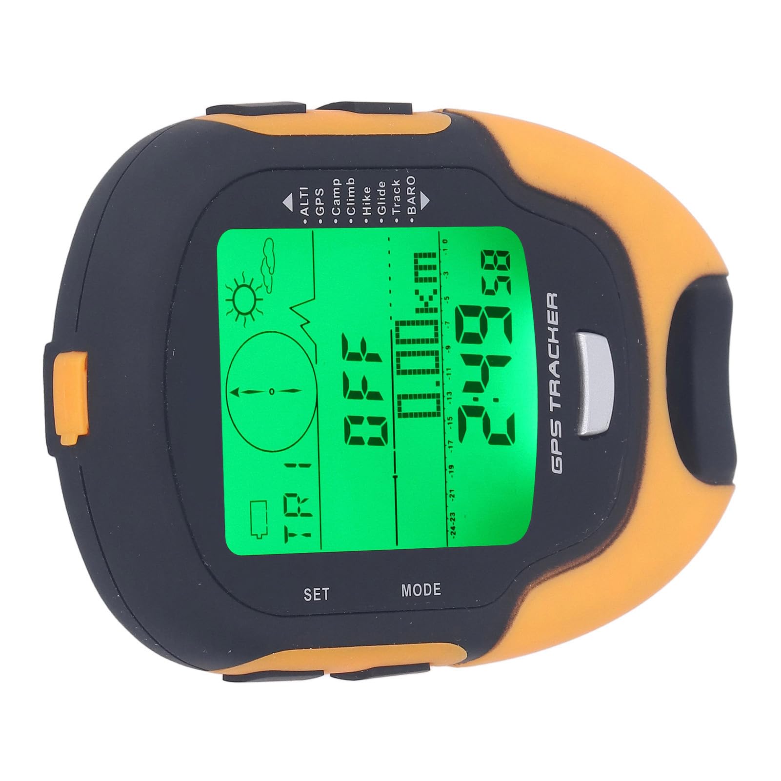 Misuratore Multifunzione GPS con Altimetro Barometro Termometro Igrometro Bussola, Stazione Meteorologica Elettronica Digitale Impermeabile IPX4 per Escursionismo All'aperto