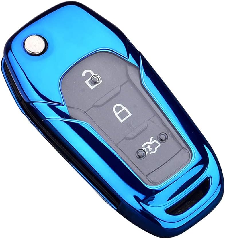 linweifor Ford Key Cover, Premium Soft Rubber for Ford Key case to Protect The car Keys from Scratches Lightweight and Durable for for Ford F-150 F-250 Mondeo Edge 2015 2016 2017 2018
