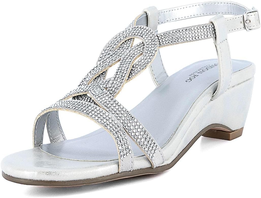 Womens Macey Demi-Wedge Dress Sandals