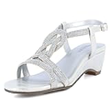 Womens Macey Demi-Wedge Dress Sandals