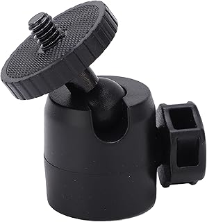 Camera Tripod Ball Head,Camera Quick Release Metal Ball Head Camera Mount,Universal Portable 360 Degree Screw Mini Tripod Mount Head for 1/4 Tripod,Monopod,DSLR,Camera