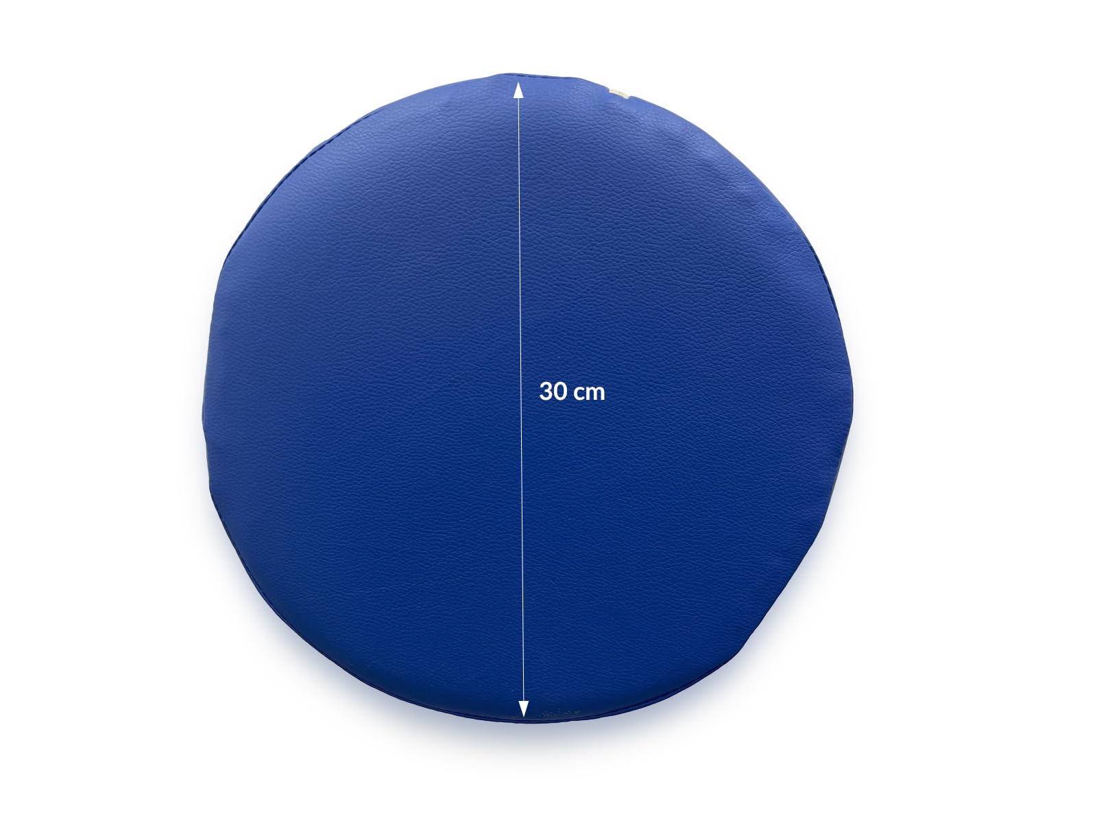 QUIRUMED Rollkissen, 55 x 30 cm, blau, Kunstleder, Schaumstofffüllung, für Yoga, für Fitness, für Massage