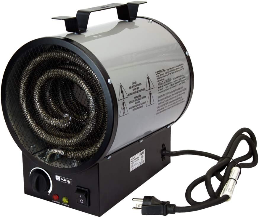 King Electric PGH2440TB 3750-watt 240-volt Garage Heater with Mounting Bracket