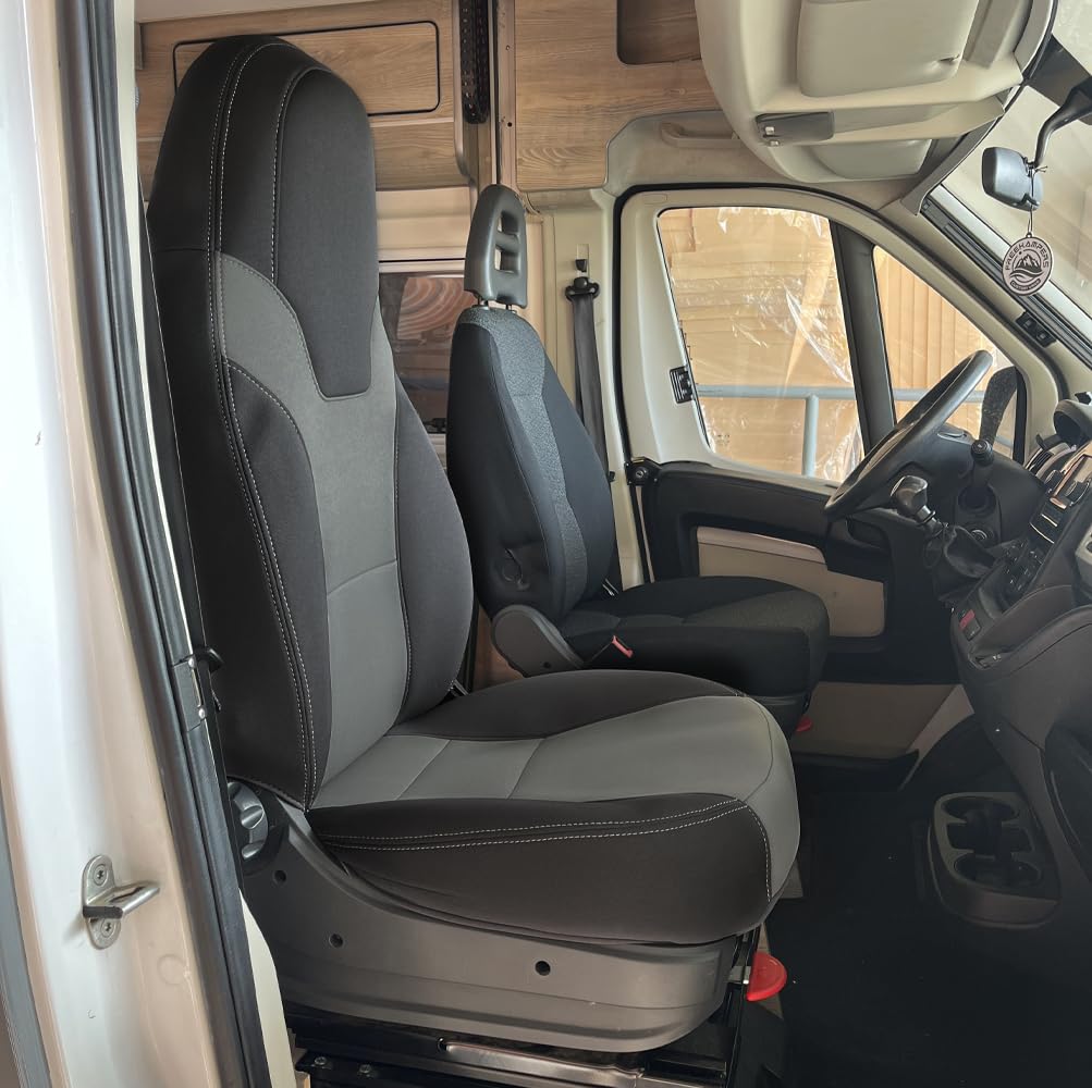 Pareja de Fundas de Asientos Premium para Fiat Ducato RUDI (+2006)