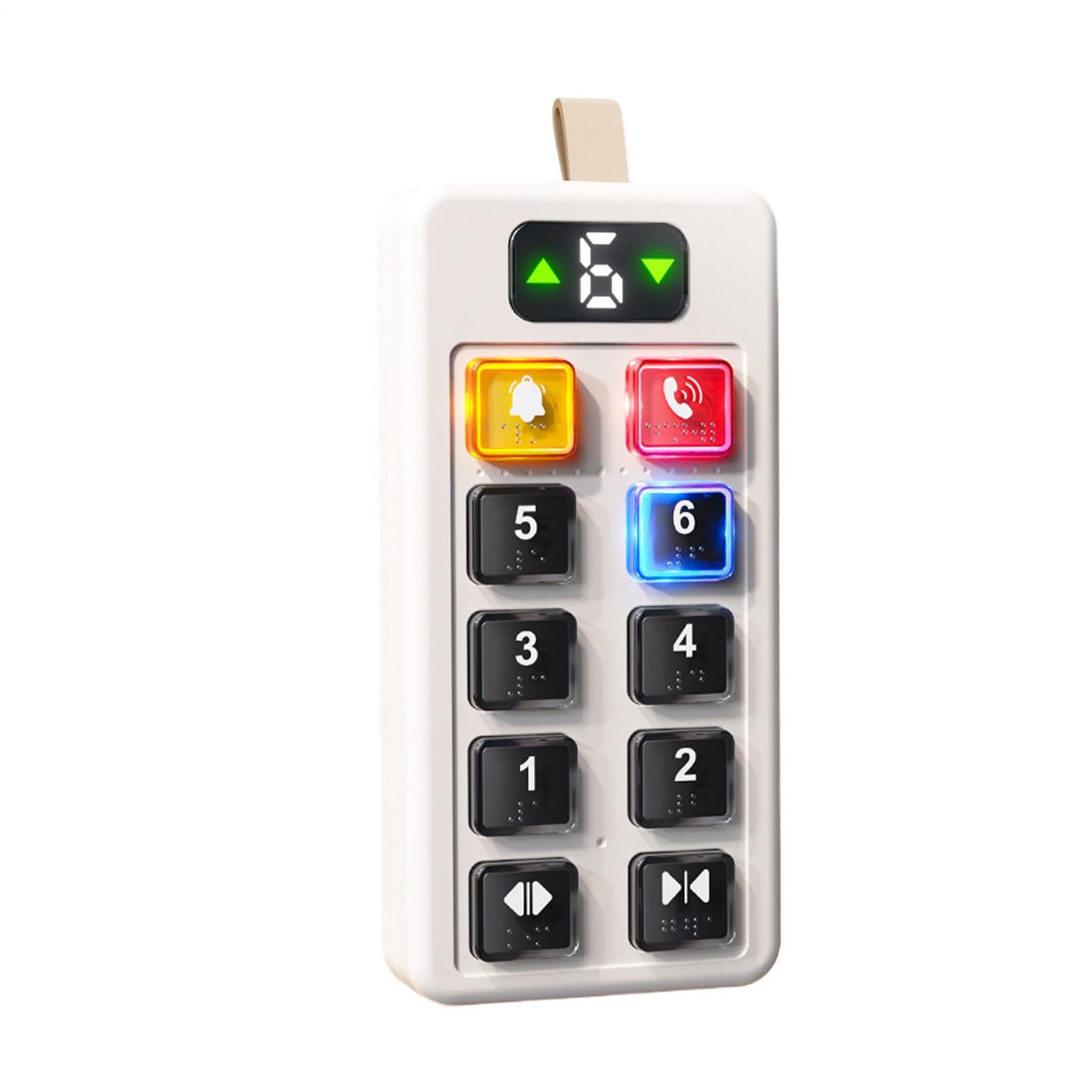 Elevator Panel Toy | Educational Button Sensory Board | with Light, Sound,