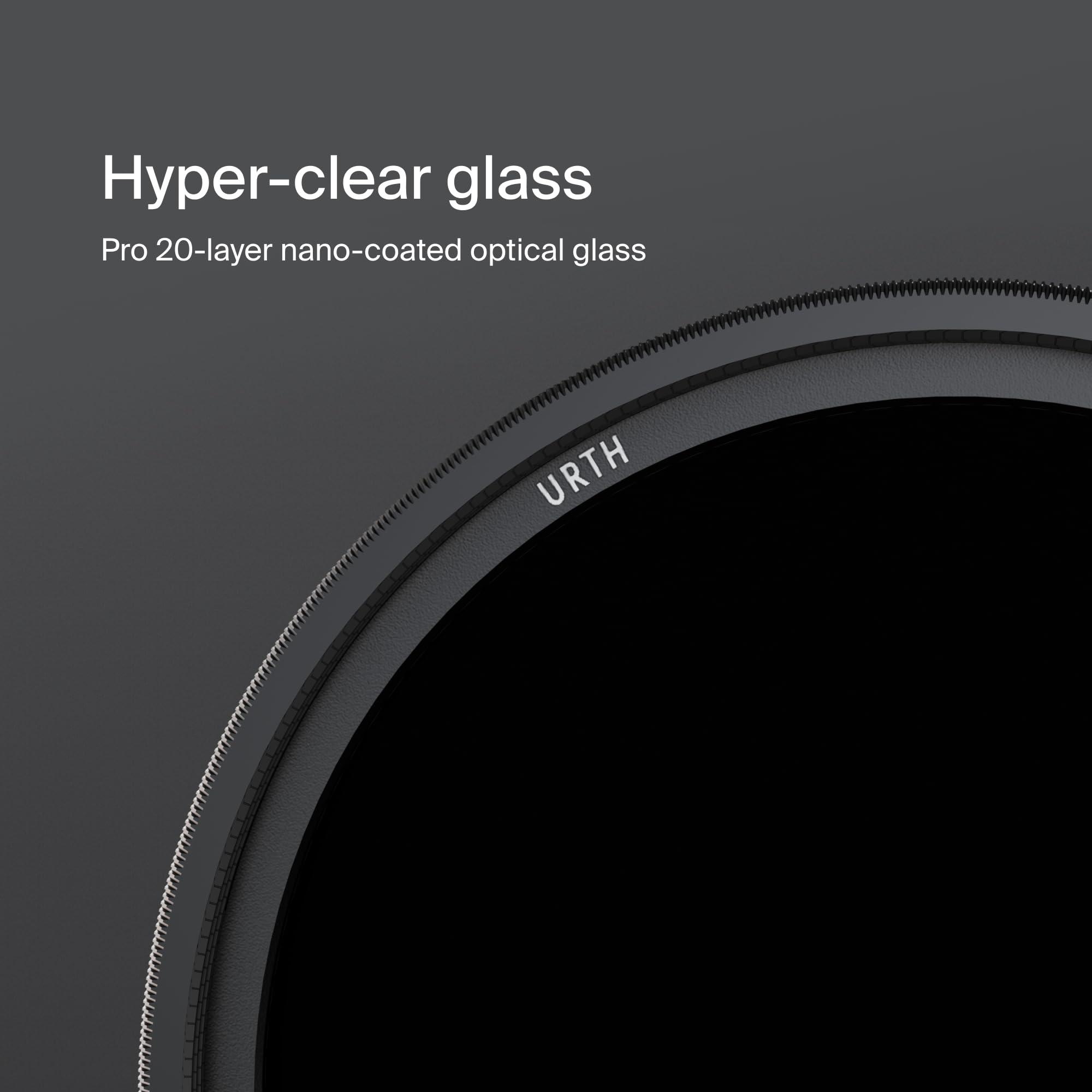 Urth 55 mm Variabler Graufilter ND8-128 (3-7 Stop) ND Filter Neutraldichte nanobeschichtet ultraflach