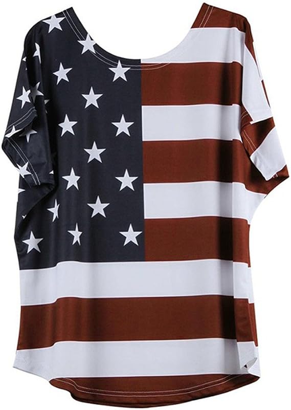 T-Shirts Patriotic Chic Shirt Blouse 