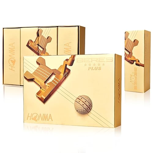 Honma BERES 5S Plus 6-Layer Golf Balls,Tour-Level Spin Control &