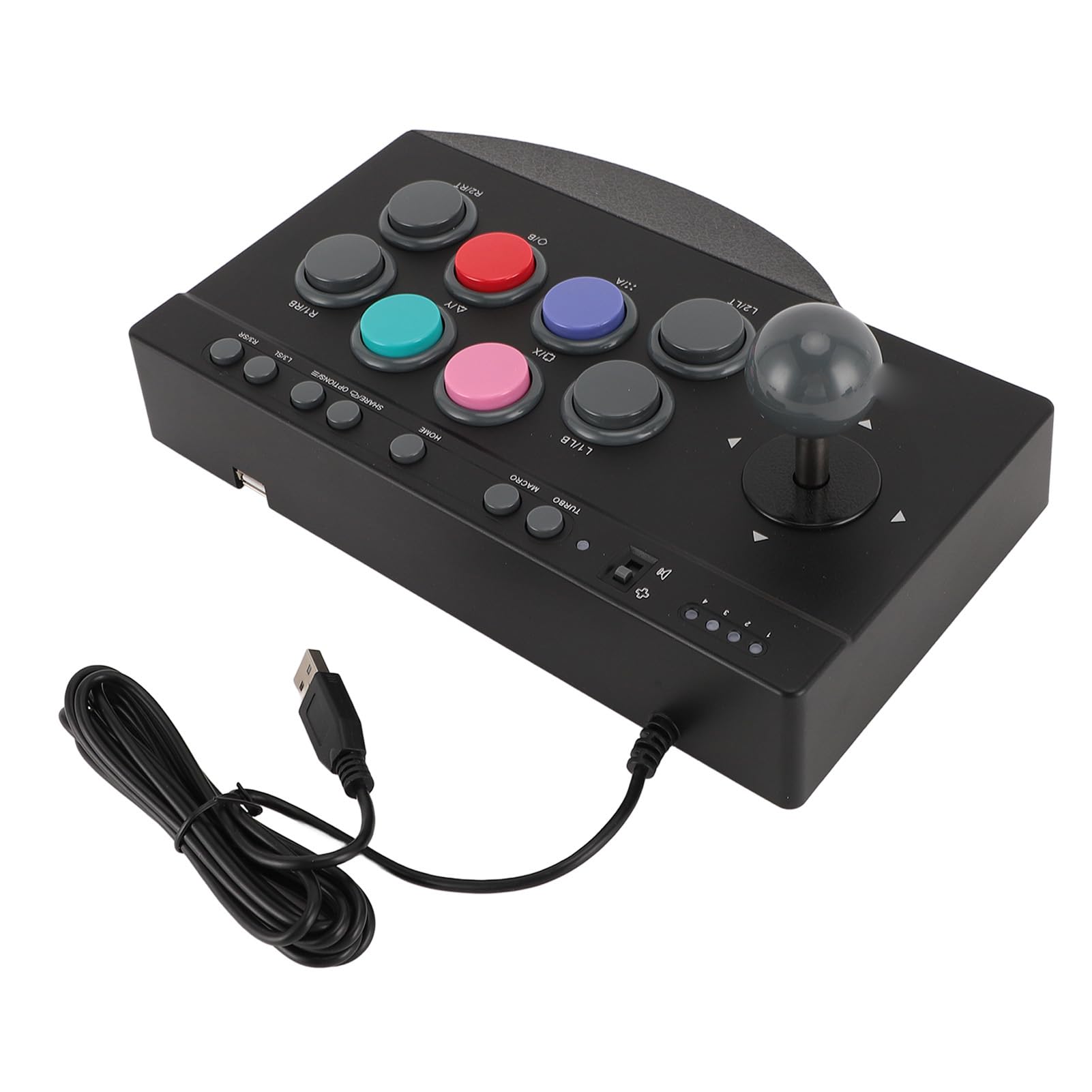 KUIDAMOS Joystick Fighting Stick con Funzioni Macro per Box PC Design Ergonomico