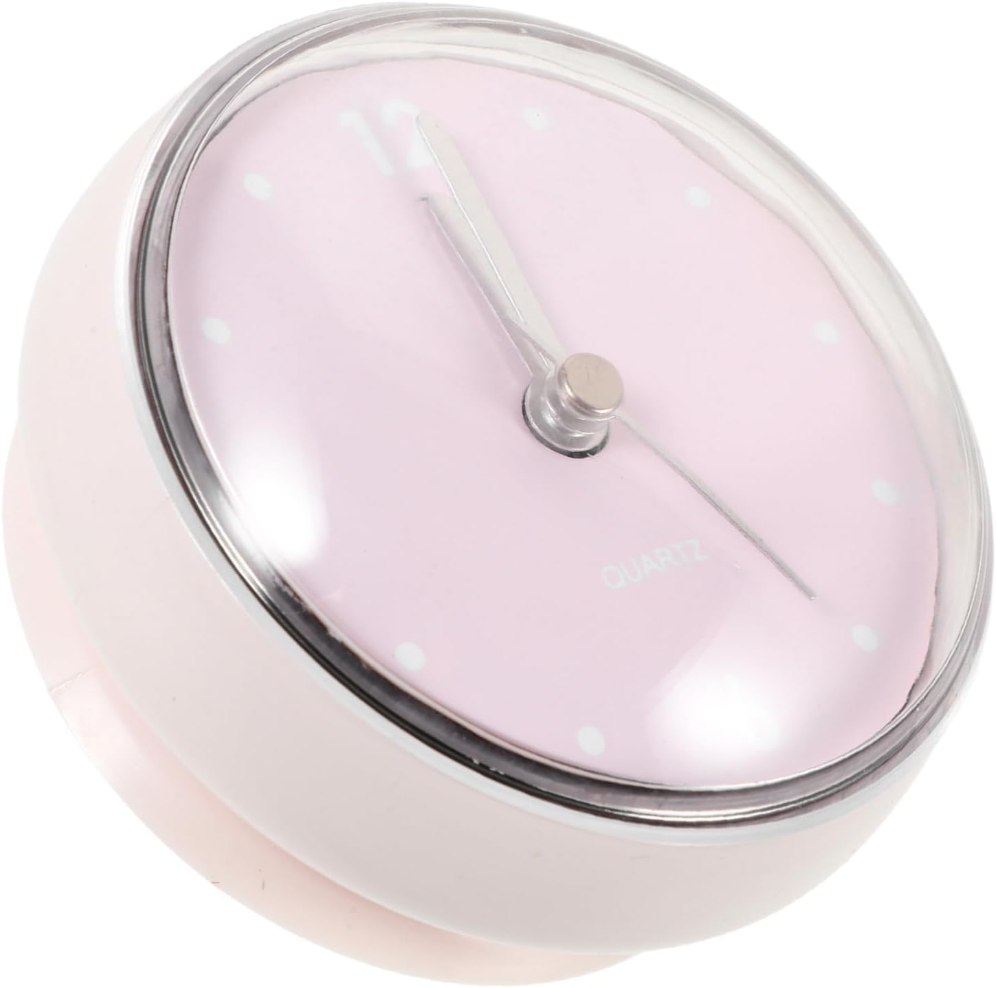 PRETYZOOM Shower Clock Suction Cup Battery Operated Bathroom Wall Clock Decorative for Home