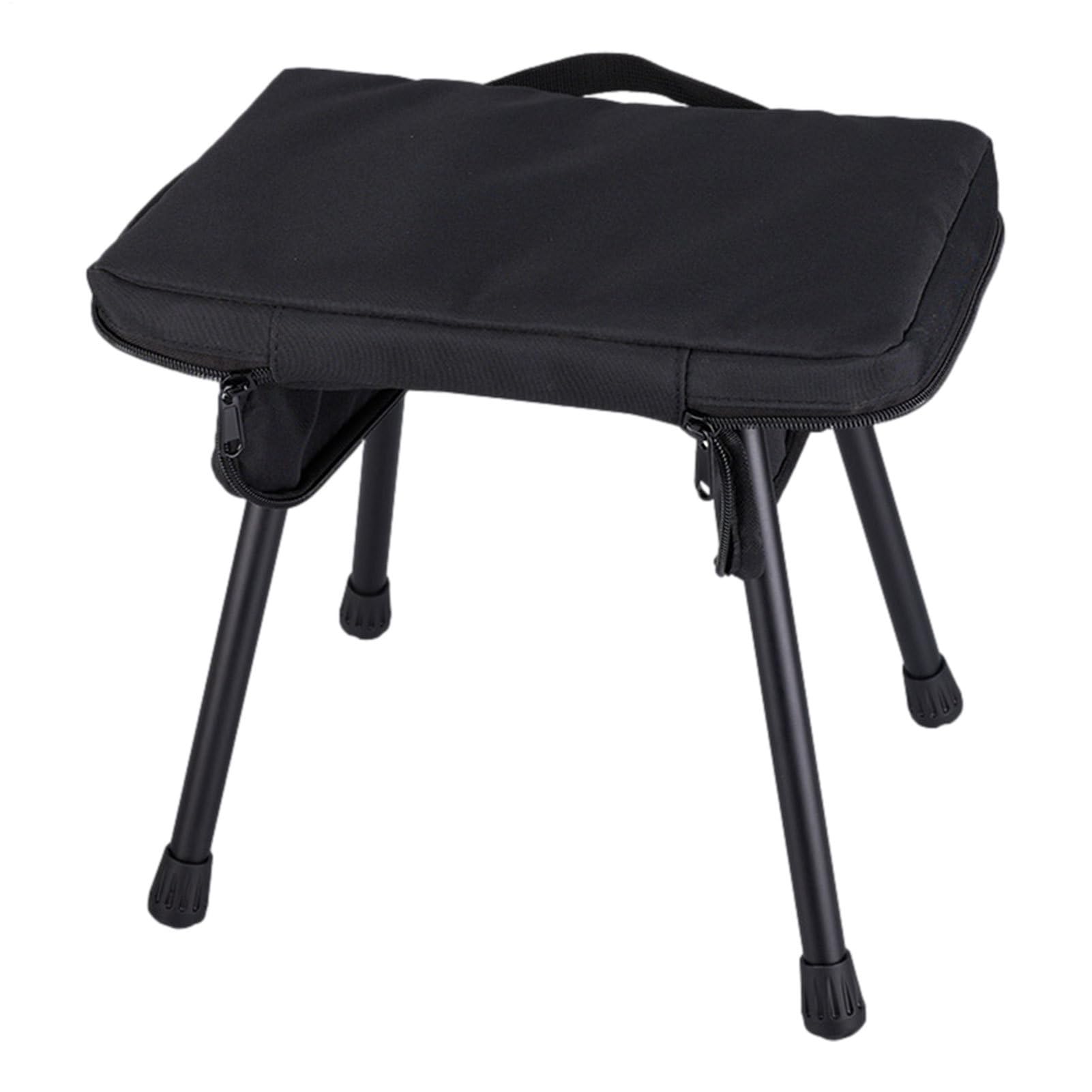Taburete de camping para adultos, 80 kg, máxima capacidad de carga, asiento ligero para exteriores, taburete plegable para camping, para patio trasero, pesca, senderismo, mochilero, viajes, picnic, o