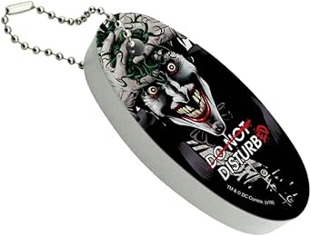 Amazon.com: GRAPHICS & MORE Batman Disturbed Joker Floating Keychain ...