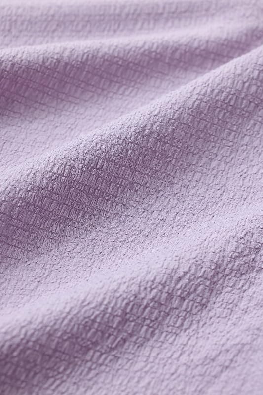 Image of SNITCH Lavender Textured Cotton-Lycra Blend Shirt