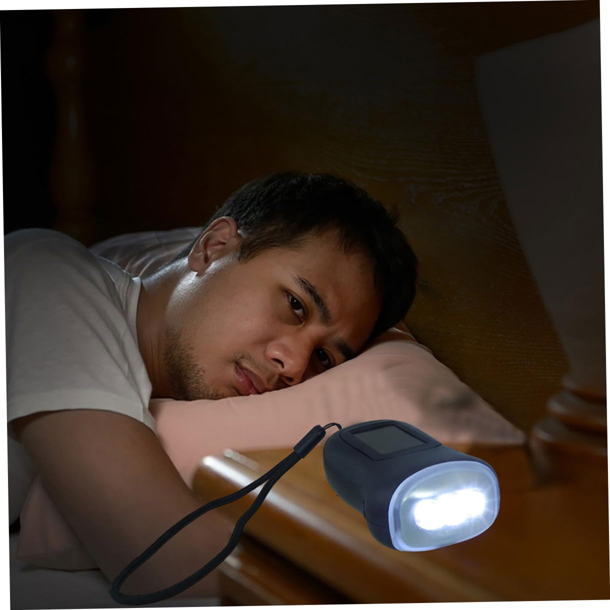 Angoily 2pezzi Torcia Elettrica Portatile Ricarica Solare e Manovella Luce Led Per Campeggio Escursionismo Ed Emergenze All Aperto